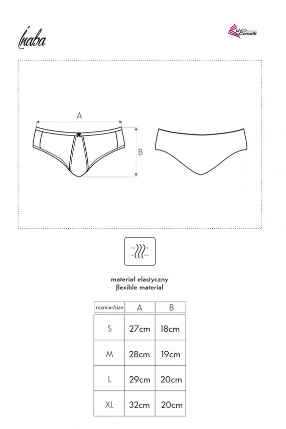 Inaba White LC 6055 LivCo Corsetti Fashion dámske nohavičky - biele