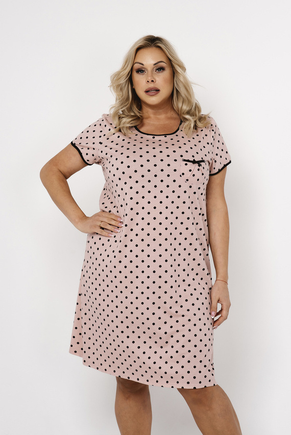 Nočná košeľa Bonilla s krátkym rukávom Talianska móda - potlač