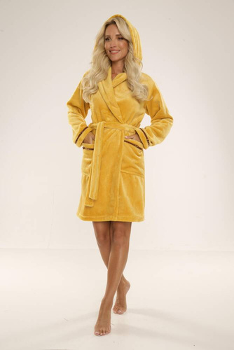 717 Serena Dámsky krátky župan Forex - medový