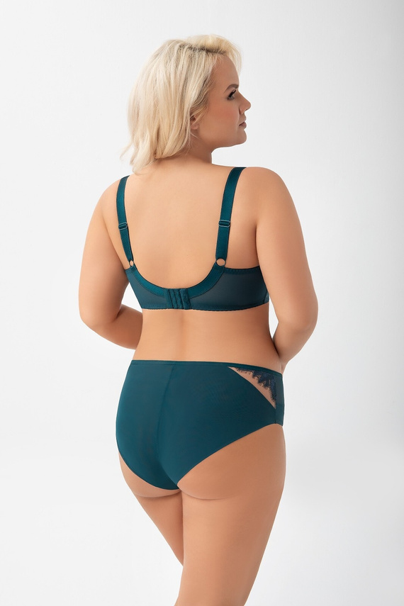 Dámske nohavičky Gorsenia Glen K 951 - morská farba, elegantná čipka