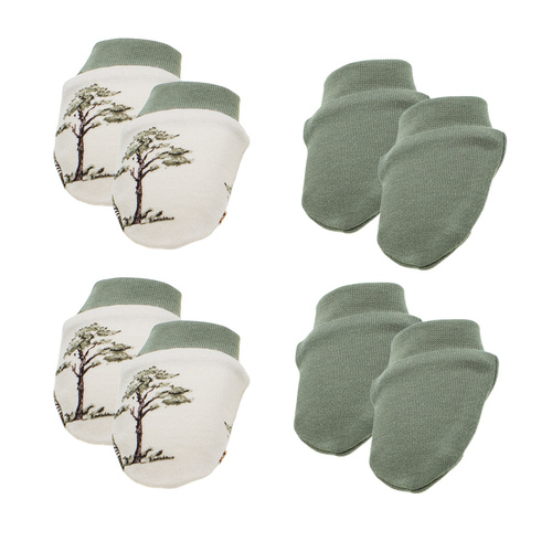 218083 Detské rukavice Yogi Bear Nicol - bavlnené, 4 balenia