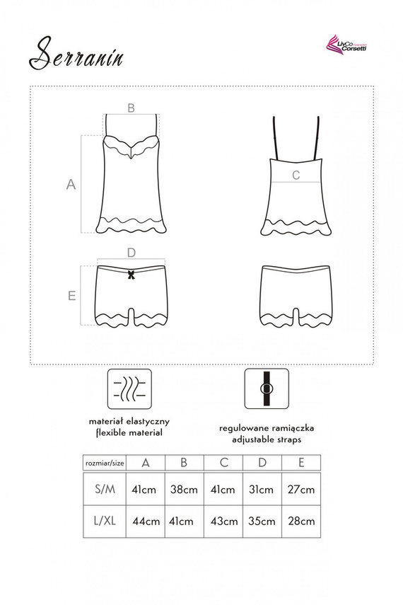 Serranin LC 90556 Dámsky set LivCo Corsetti Fashion
