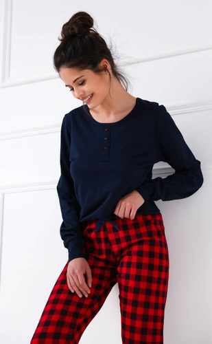 Dámske pyžamo Bonnie Sensis - tmavomodré