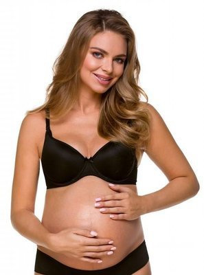 3036 Kojiaca podprsenka LUPOLINE - čierna