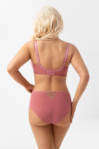 Gorsenia G028 Elora podprsenka soft s výšivkou, silná podpora, veľké prsia