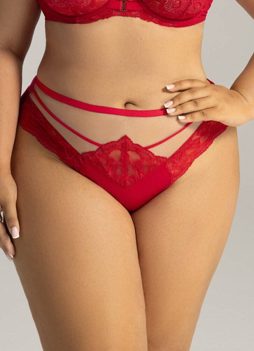 2157 AVA Dámske nohavičky - červené