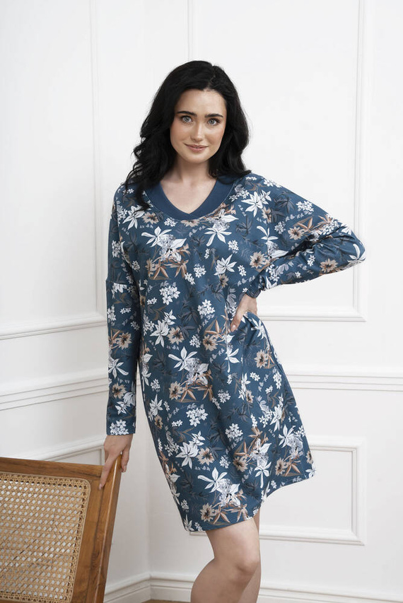 Nikjana dámska tunika s dlhým rukávom Italian Fashion - potlač