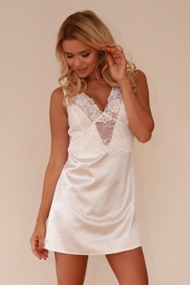 Dámske saténové nohavičky Merida Kalimo - ecru