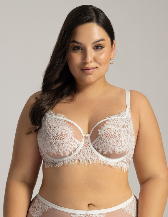 2152 Mäkká podprsenka Ava - krémová sušienka