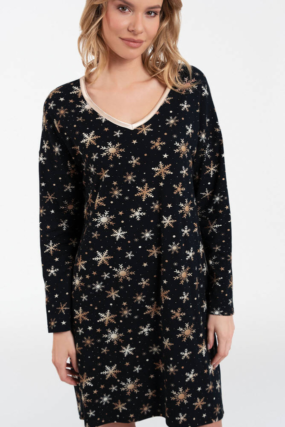 Nočná košeľa Laponia Talianska móda - potlač