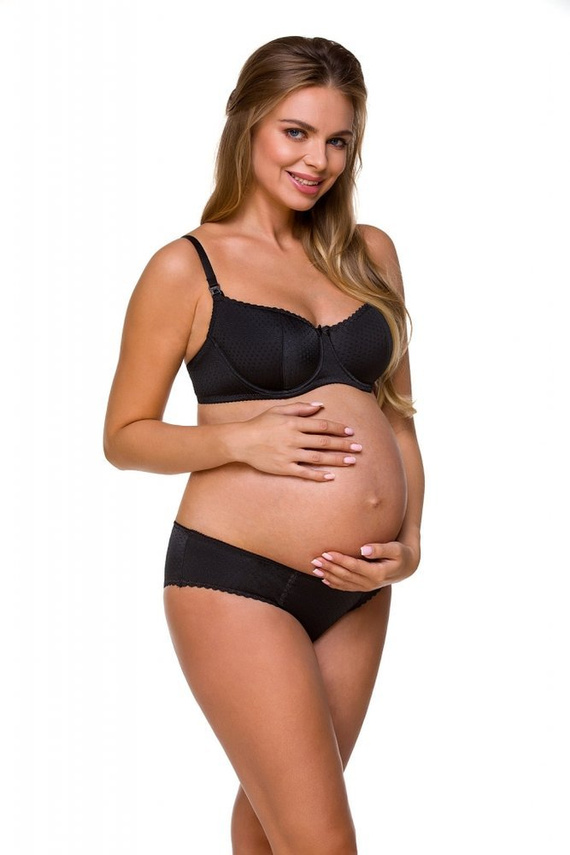 1381 Podprsenka na dojčenie Lupoline - čierna