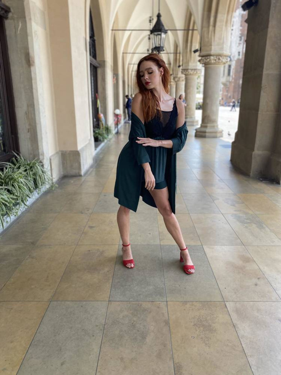 612 Artemise Dámske pyžamo Forex - zelené