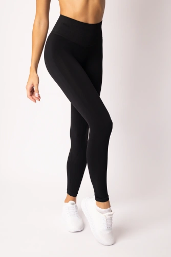 Dámske legíny SPAIO Flex Innergy 2.0 black- bezšvové, podpora regenerácie