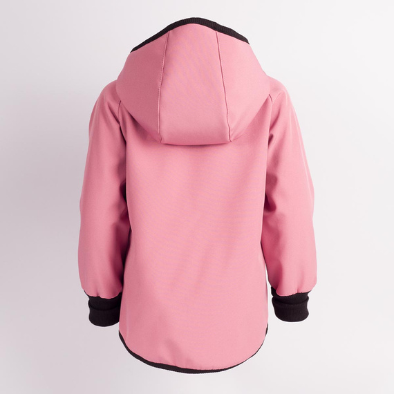229001 Nicol Softshellová dievčenská bunda s kapucňou, fleece, reflexná