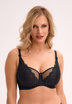 Balkónová podprsenka čierna