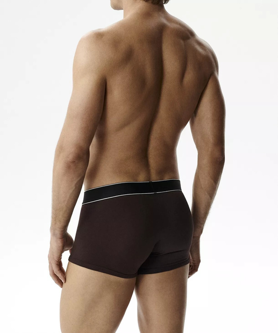 Pánske boxerky Atlantic Magic Pocket 2MH-1200 A2 2-pak zelená-hnedá – push-up bavlna