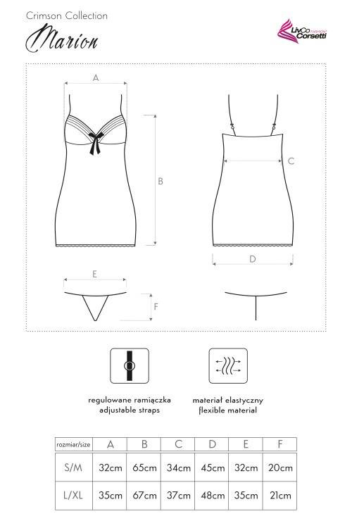 Marion LC 90255 Dámsky dvojdielny set LivCo Corsetti Fashion
