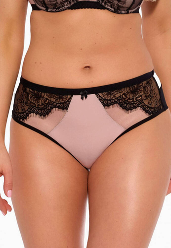 GFB 1274 Frida Dámske brazílske nohavičky Gaia black-pink