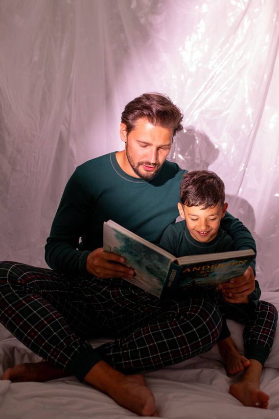 Fogo Detské pyžamo Italian Fashion - zelené/potlač