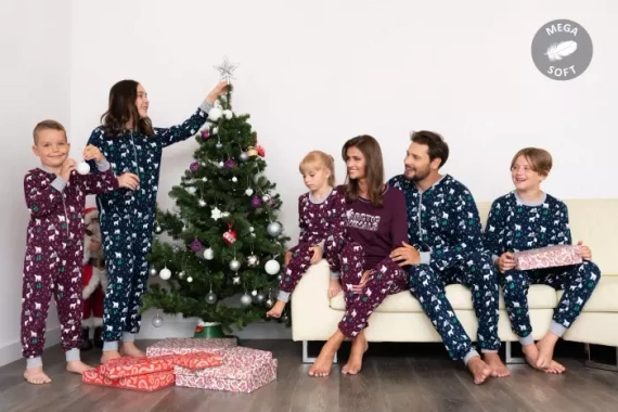 Sid Detské pyžamo Italian Fashion - bordová potlač