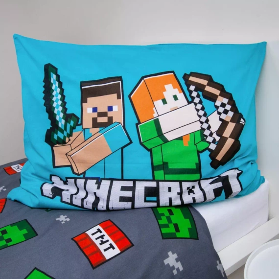 Minecraft "We Got This" Jerry Fabrics bavlnené posteľné prádlo - 140x200 cm, 100% bavlna, obojstranné