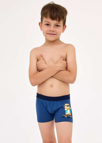 Chlapčenské bavlnené boxerky Capybara 2 700/150, 701/150 denim - pohodlné a priedušné