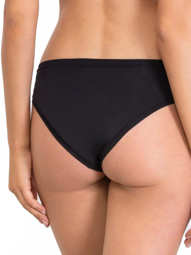 1555 Fantastické nohavičky - bezšvové, mikrovlákno, klasický strih Sielei black