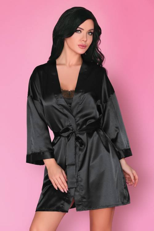 Dorettela LC 90394 Black Beauty Onyx Collection Dámsky župan LivCo Corsetti