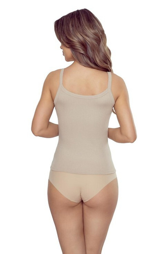 Lucita Dámske viskózové tričko Fitted Everyday Sports Blouse - cappuccino