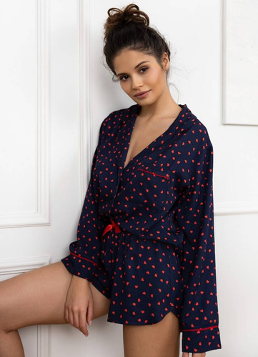 Dámske pyžamo Maisie Sensis - tmavomodré