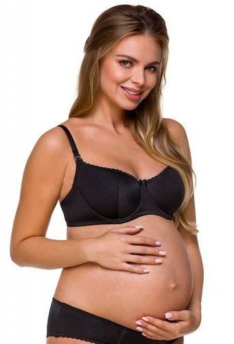 1381 Podprsenka na dojčenie Lupoline - čierna