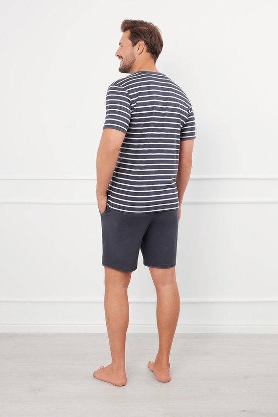 Bert Pánske pyžamo Italian Fashion - graphite