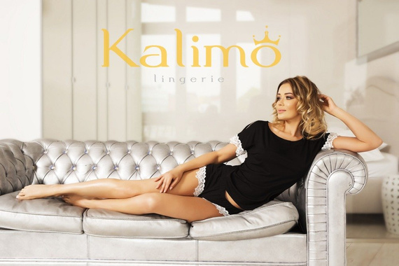 Delos Dámsky pyžamový komplet Kalimo - čierny