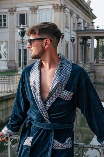 772 Bonjour pánsky župan forex - tmavomodrý