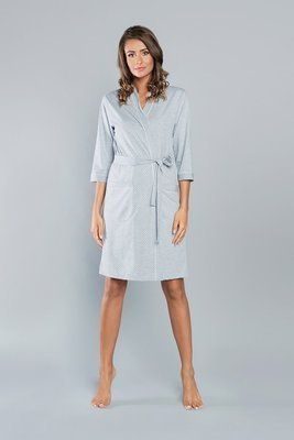Dámsky župan Montana Italian Fashion- melange