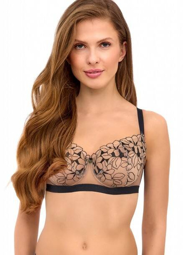 2512 Mäkká podprsenka Lupoline - čierna