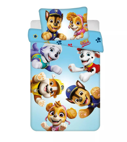 Jerry Fabrics Bavlnené obliečky Paw Patrol PP650 100x135 40x60 Bavlna