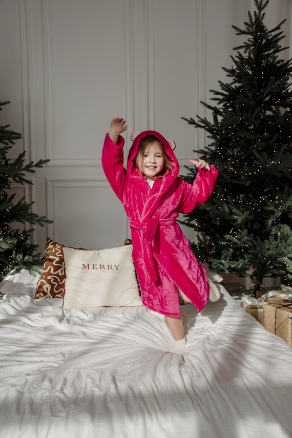 730 Detský župan Serena Forex - malinový