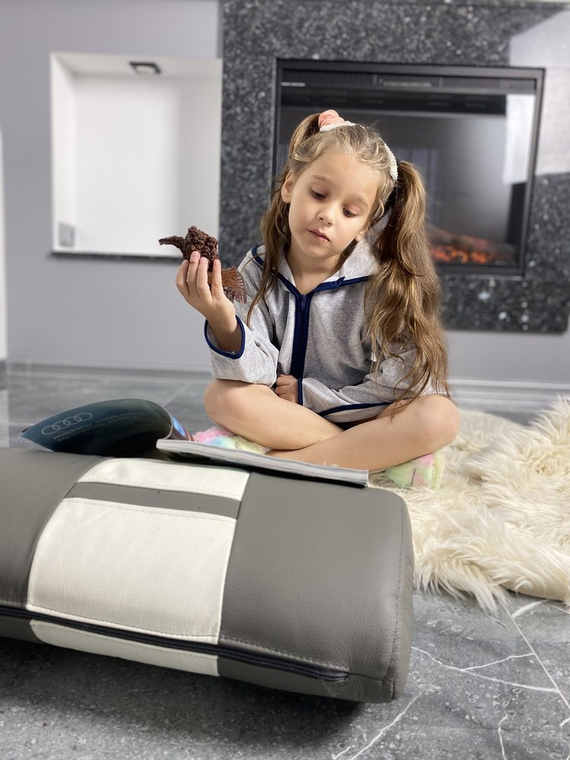 374 / 375 Detský župan Desiree - sivý