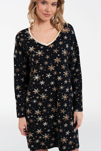 Nočná košeľa Laponia Talianska móda - potlač