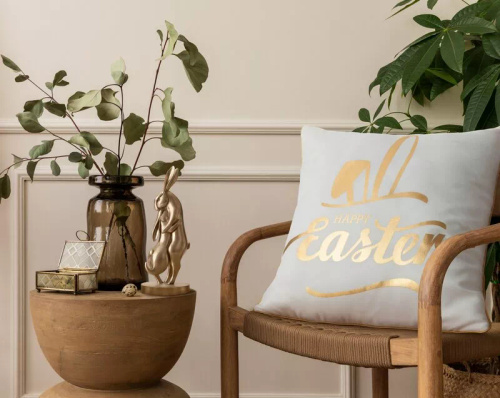 Eurofirany Wiosna 41– dekoratívny veľkonočný poťah štýlový