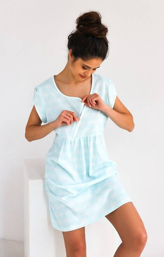 Nočná košeľa Alma Sensis - mätová