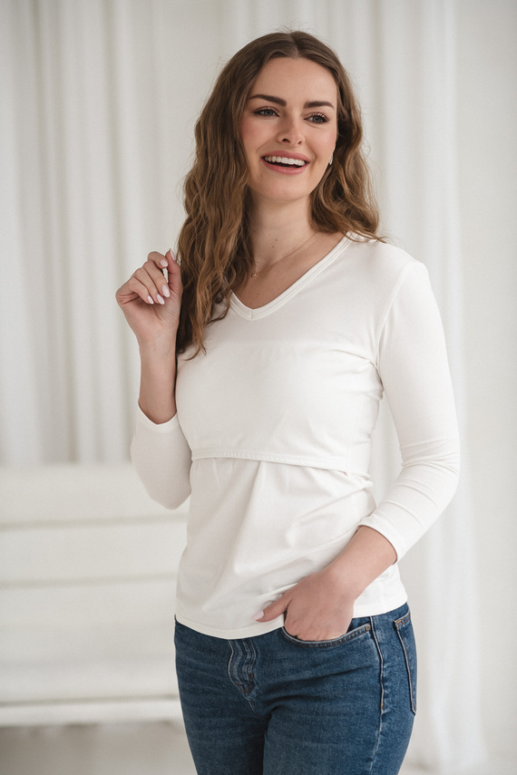 Milk&Love Milk Shirt tehotenská a dojčiaca blúzka 7/8 rukáv