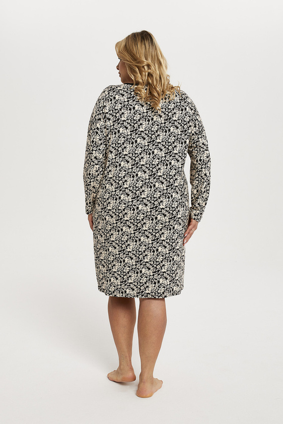 Guyana Dámska nočná košeľa s dlhým rukávom Italian Fashion - potlač