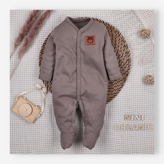 Dojčenský overal Nini Balloon Friends 100% bio bavlna pre novorodenca