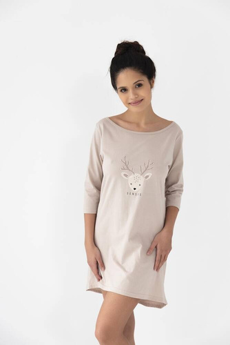 Nočná košeľa Sensis Gaia - béžová