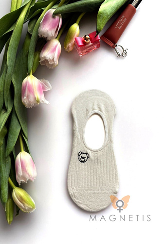 Dámske balerínkové ponožky YN-251131 Magnetis – viskóza so silikónom na päte