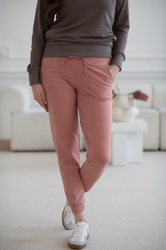 Spodnie dresowe ciążowe Milk&Love herbal rose