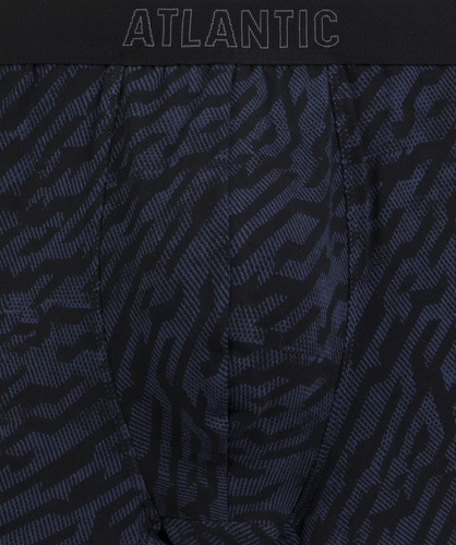 Atlantic 3MH-239 A3 Pánske boxerky 3-pack bavlna grafit čierna indigo
