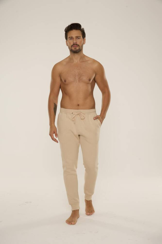 813 Indigo Pánska tepláková súprava De Lafense - piesková